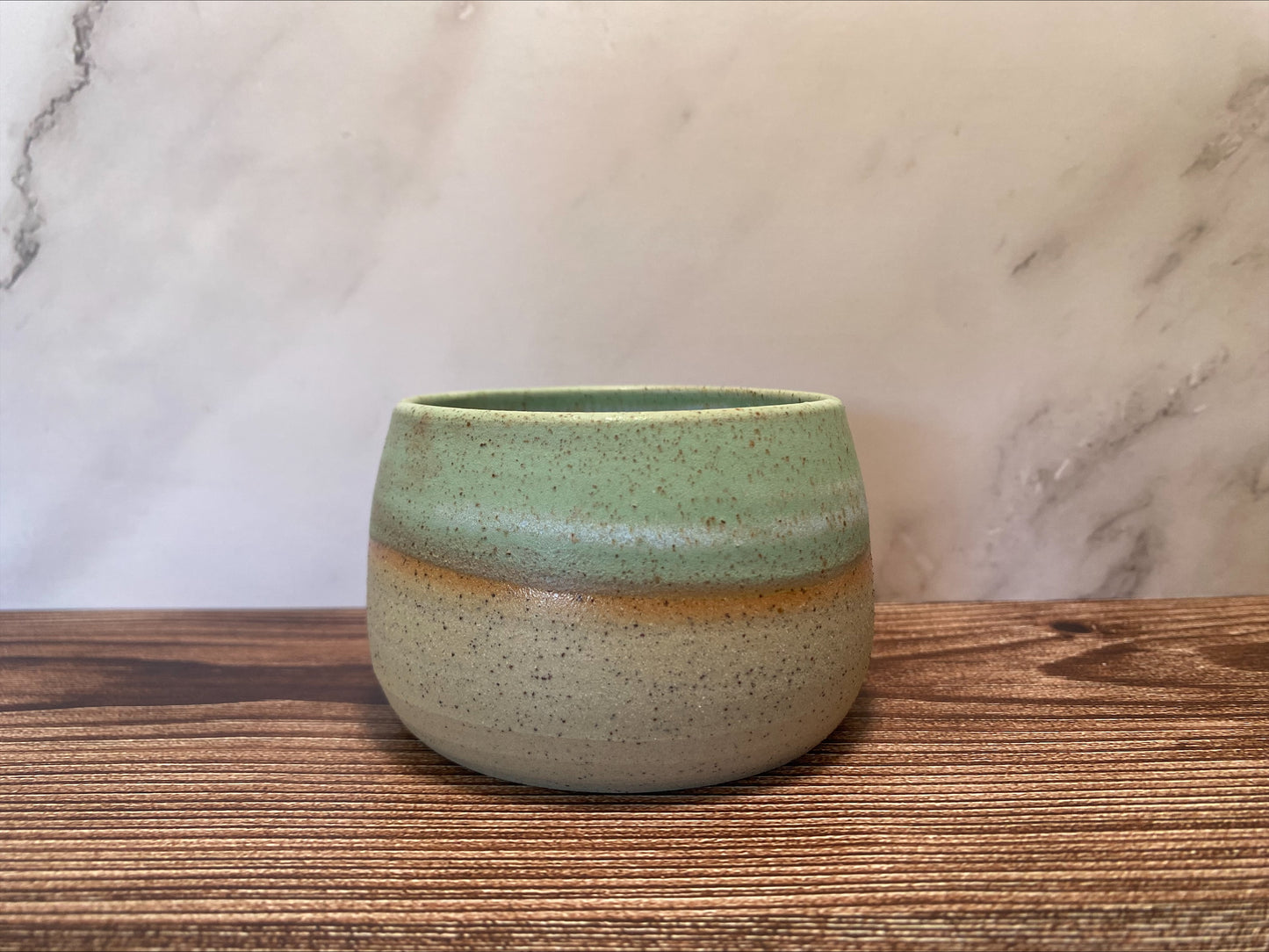 Mini Hug Mug in Matte Soft Green/Blue