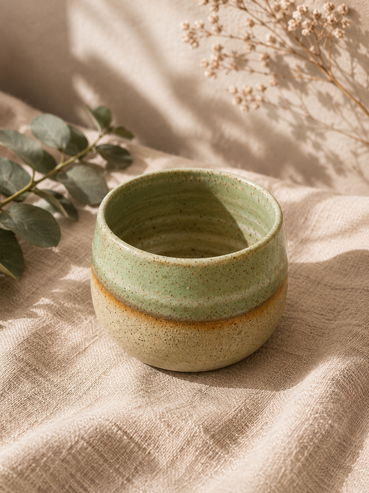 Mini Hug Mug in Matte Soft Green/Blue 