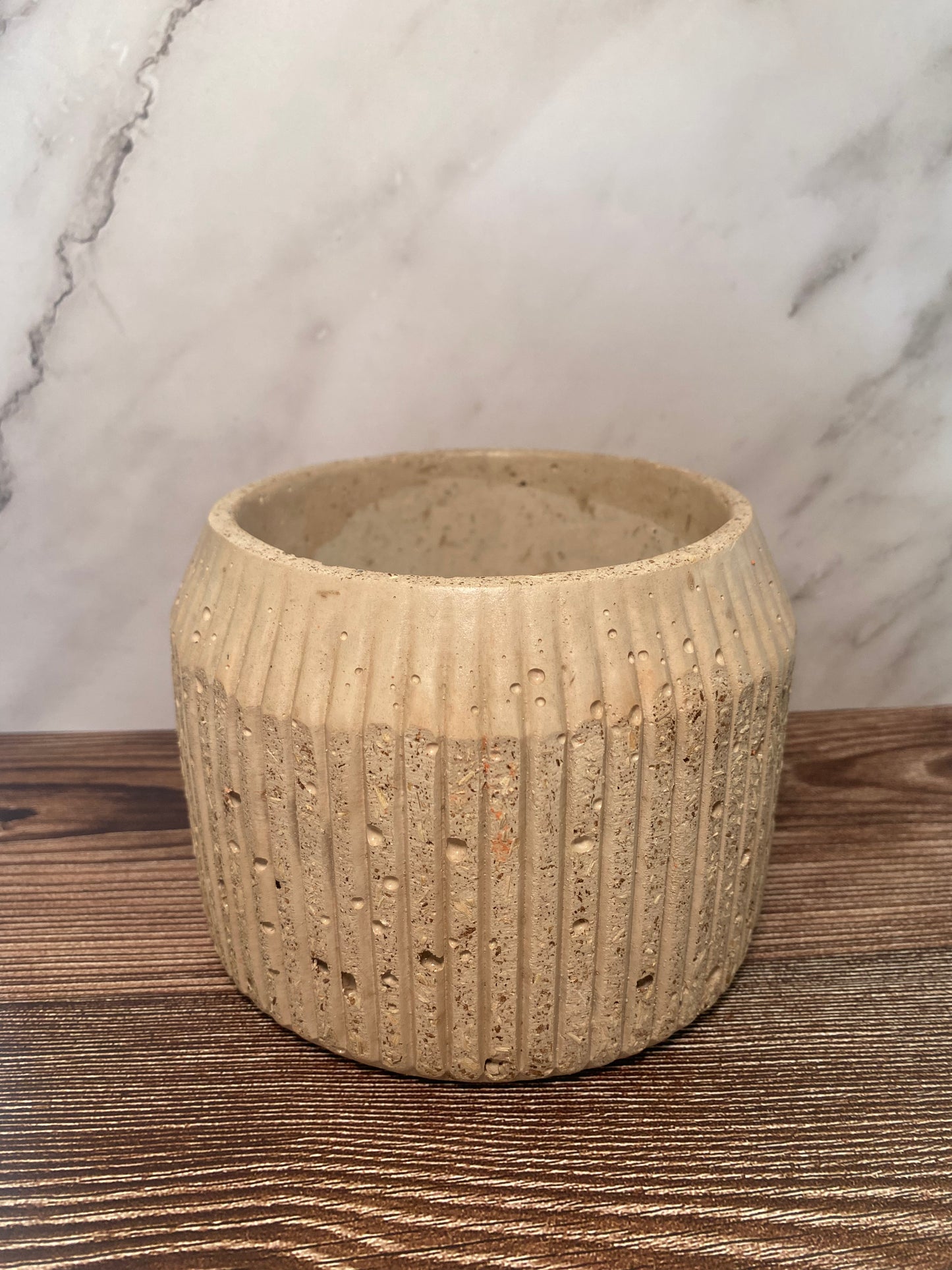 Hemp & Coconut Fibre Rib Pot
