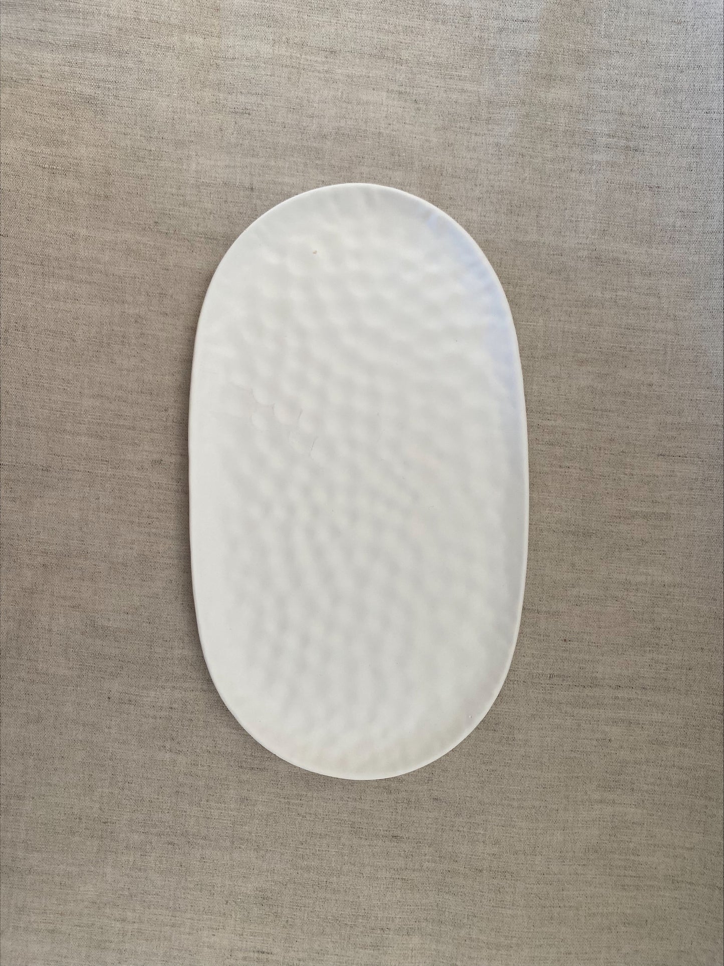 The Ripple Oval Sculptural Trinket Tray